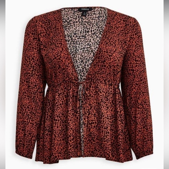 TORRID Tie-Front Midi Kimono - Picture 4 of 12